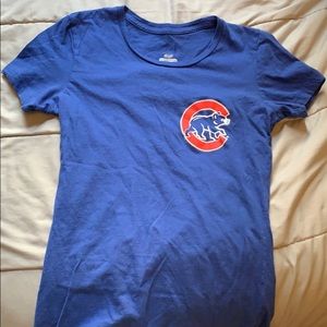 Small blue Cubs women’s shirt